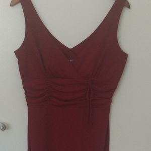 Bisou Bisou Maroon dress